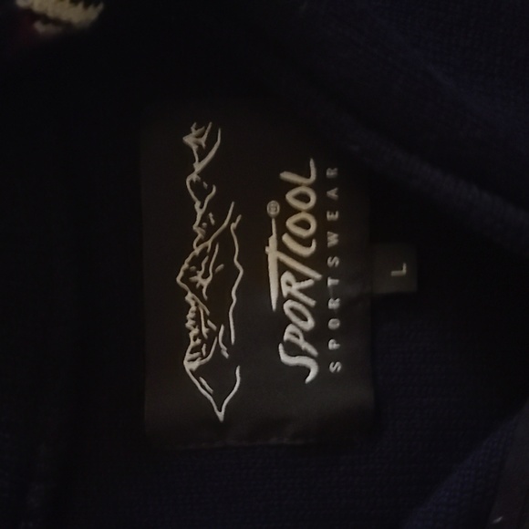 WOOL SWEATER SPORT COOL 50% MARINO WOOL 50% ACRILIC - Picture 3 of 4